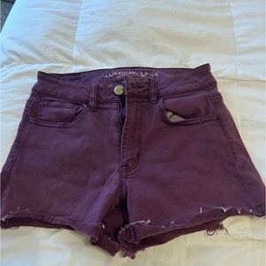 Purple Jean shorts